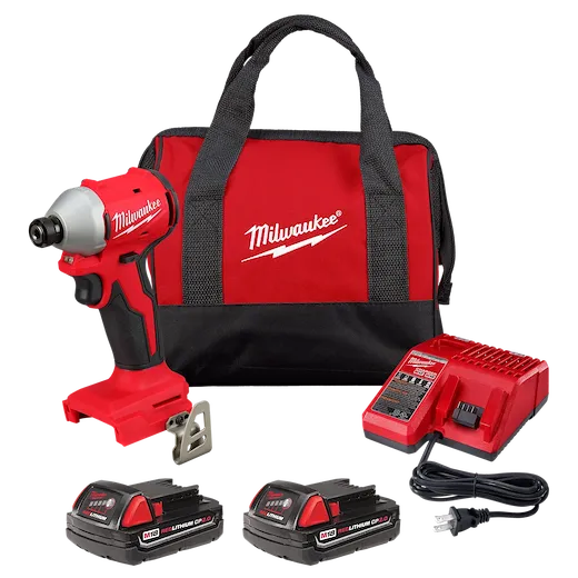 M18™ Compact Brushless 1/4" Hex Impact Driver Kit