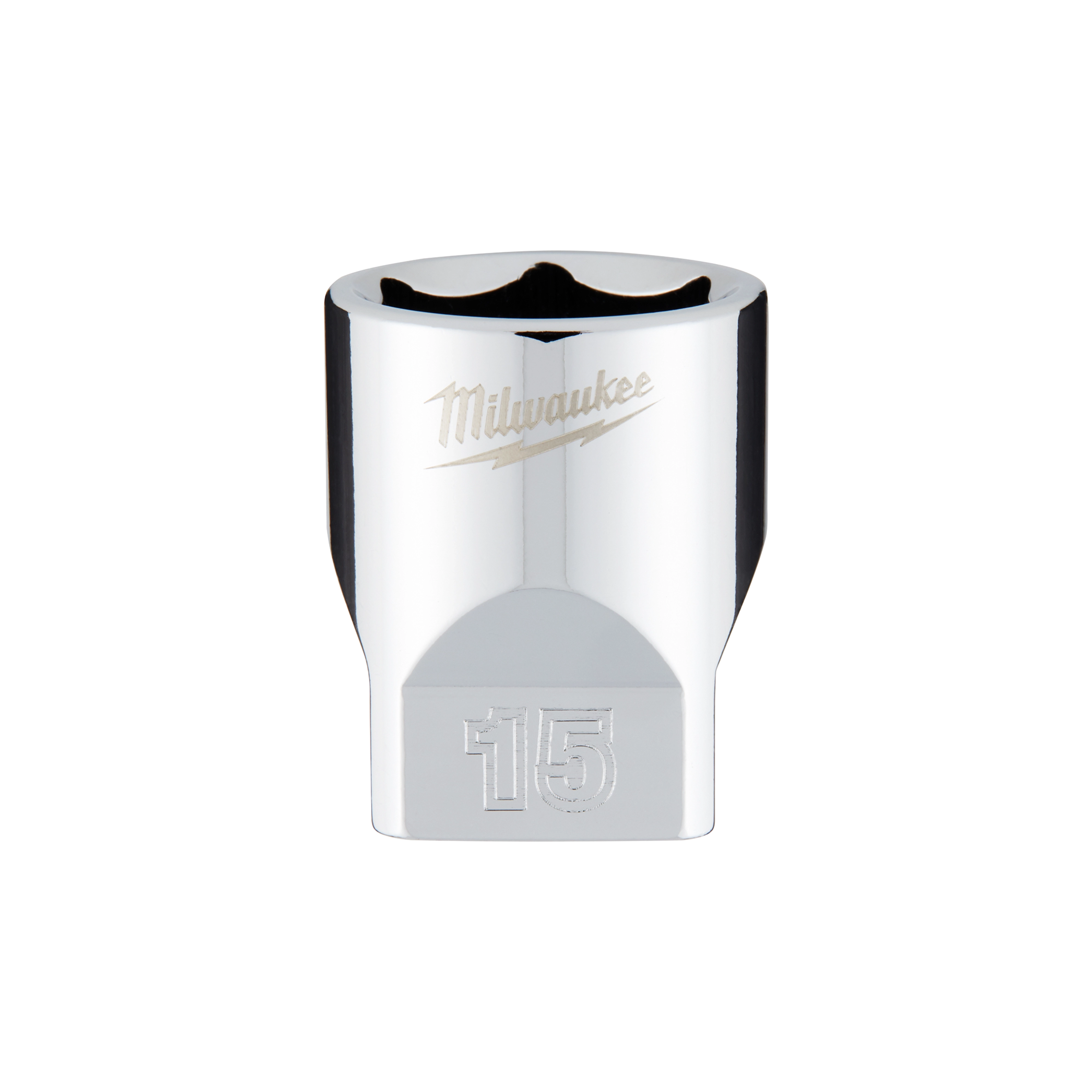 1/4" Drive 15mm Metric Socket with FOUR FLAT™ Sides