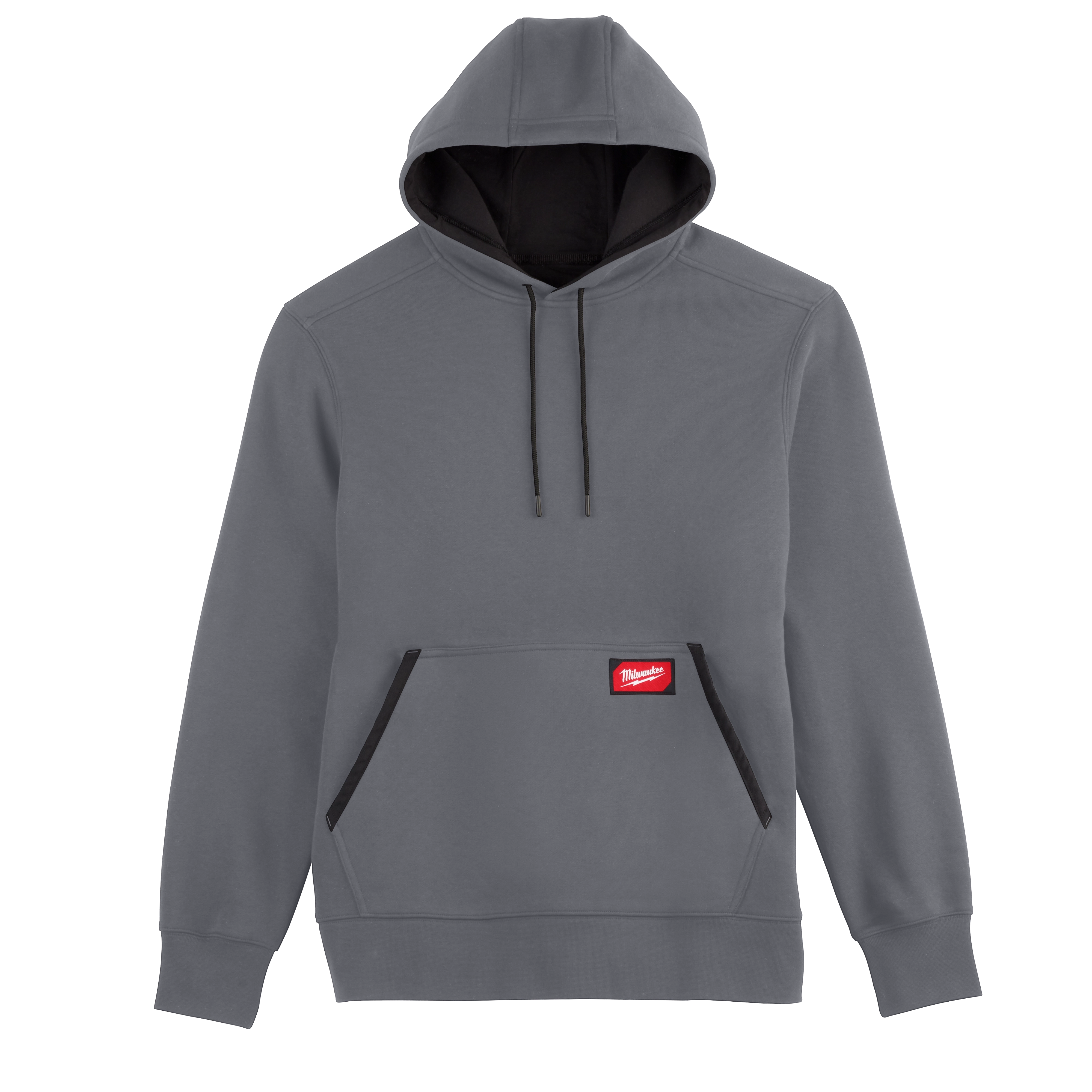 Gray midweight pullover hoodie