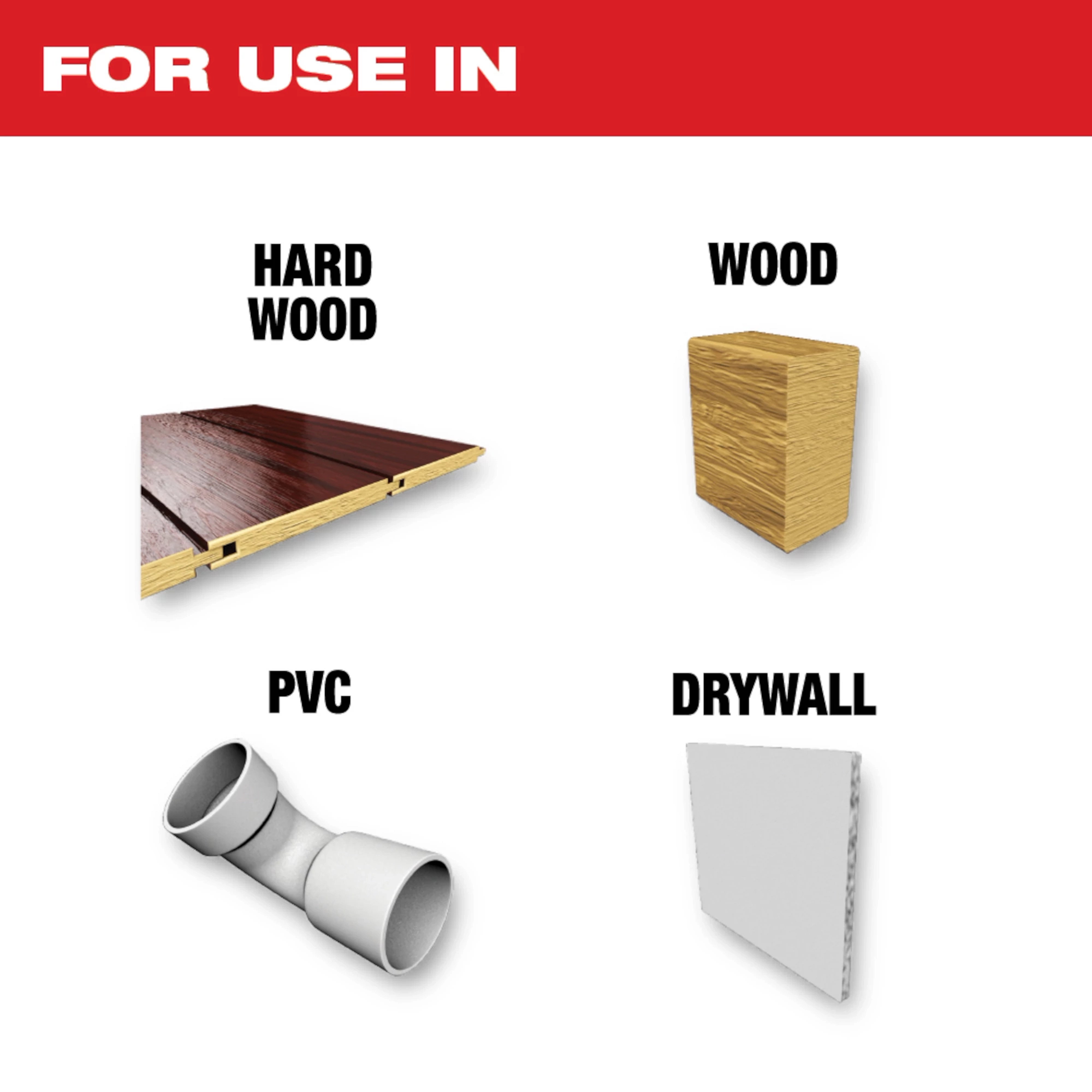 HCS Japanese Tooth Hardwood Blades for use in cutting hard wood, wood, PVC, and drywall materials.