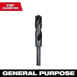 48-89-2750 Primary Image shows a general-purpose 7/8” diameter drill bit with a black oxide finish.