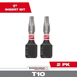 SHOCKWAVE™ Impact TORX® T10 Insert Bits (2 PK)