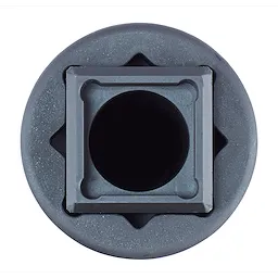 The SHOCKWAVE™ Lineman's 3-in-1 Distribution Utility & Transmission Socket is a durable, cylindrical socket with a square drive opening. Designed for utility work, it combines three essential functions into one tool, enhancing efficiency and versatility for linemen.