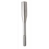SDSMAX GROUND ROD DRIVER is a silver, steel tool with a cylindrical design, used for driving ground rods into various surfaces.