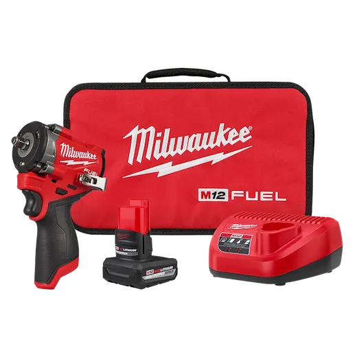 M12 FUEL™ Stubby 3/8" Impact Wrench Kit