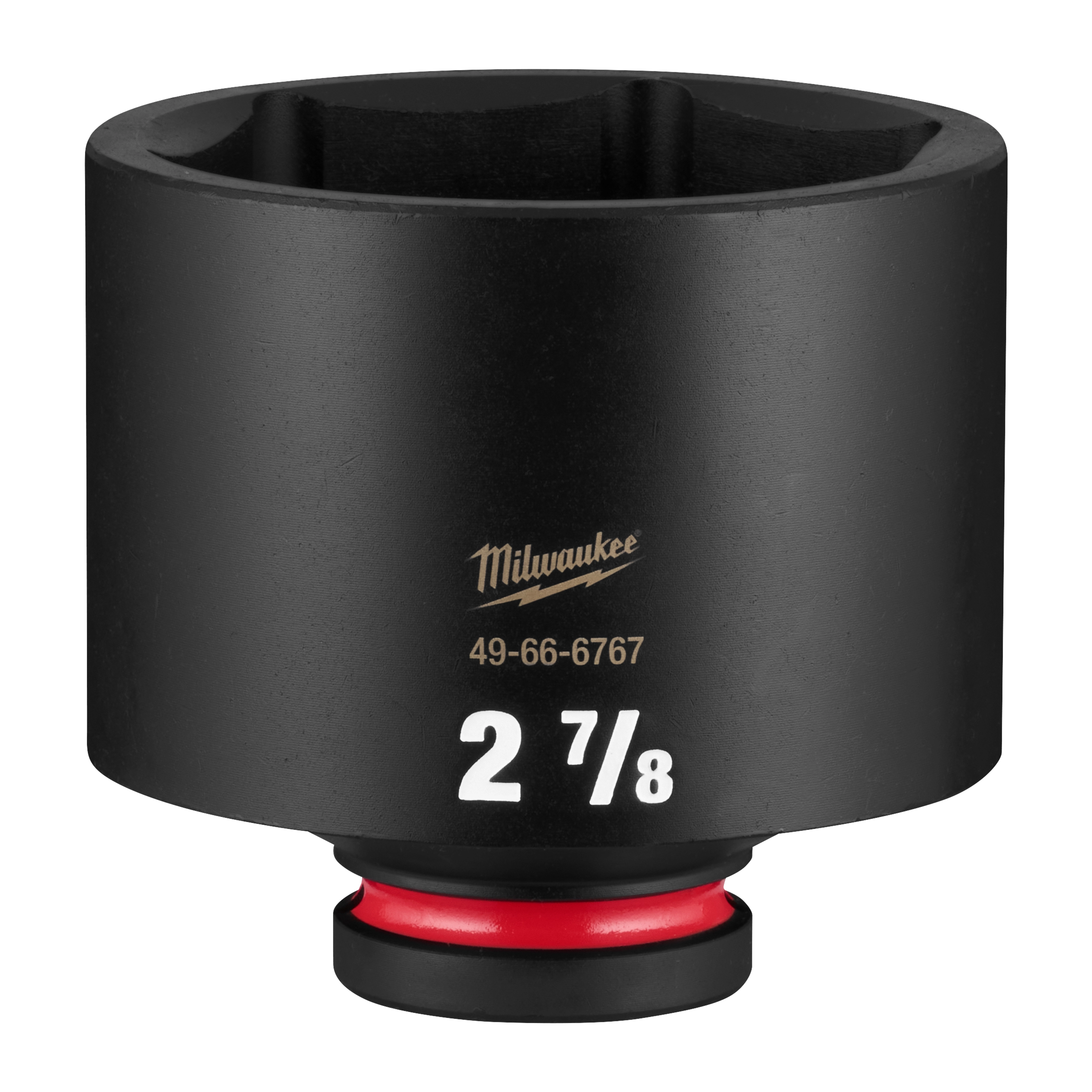 SHOCKWAVE Impact Duty 3/4" Drive 2-7/8" Deep 6 Point Socket standing upright with size marking visible.