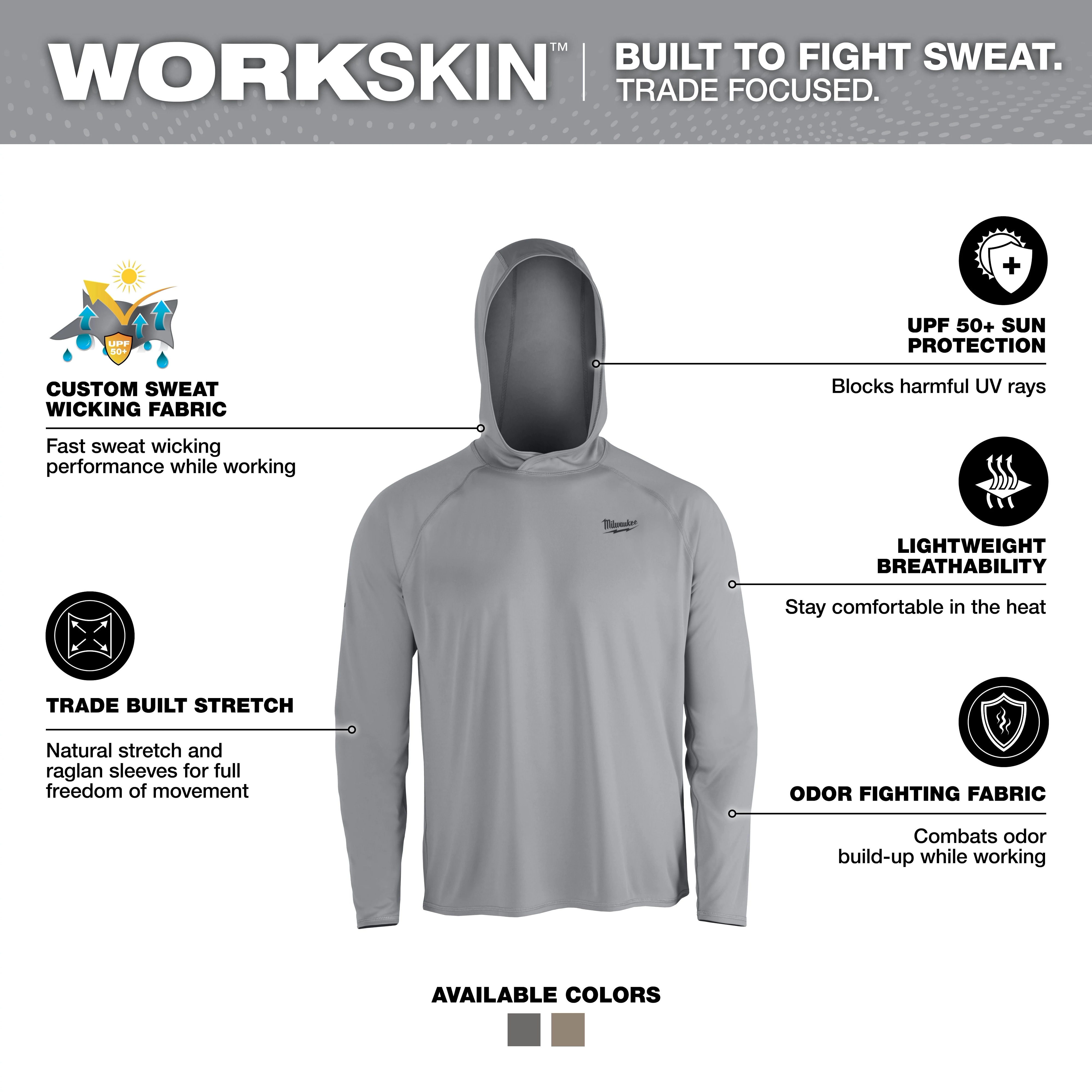 WORKSKIN™ Hooded Sun Shirt