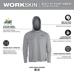 WORKSKIN™ Hooded Sun Shirt