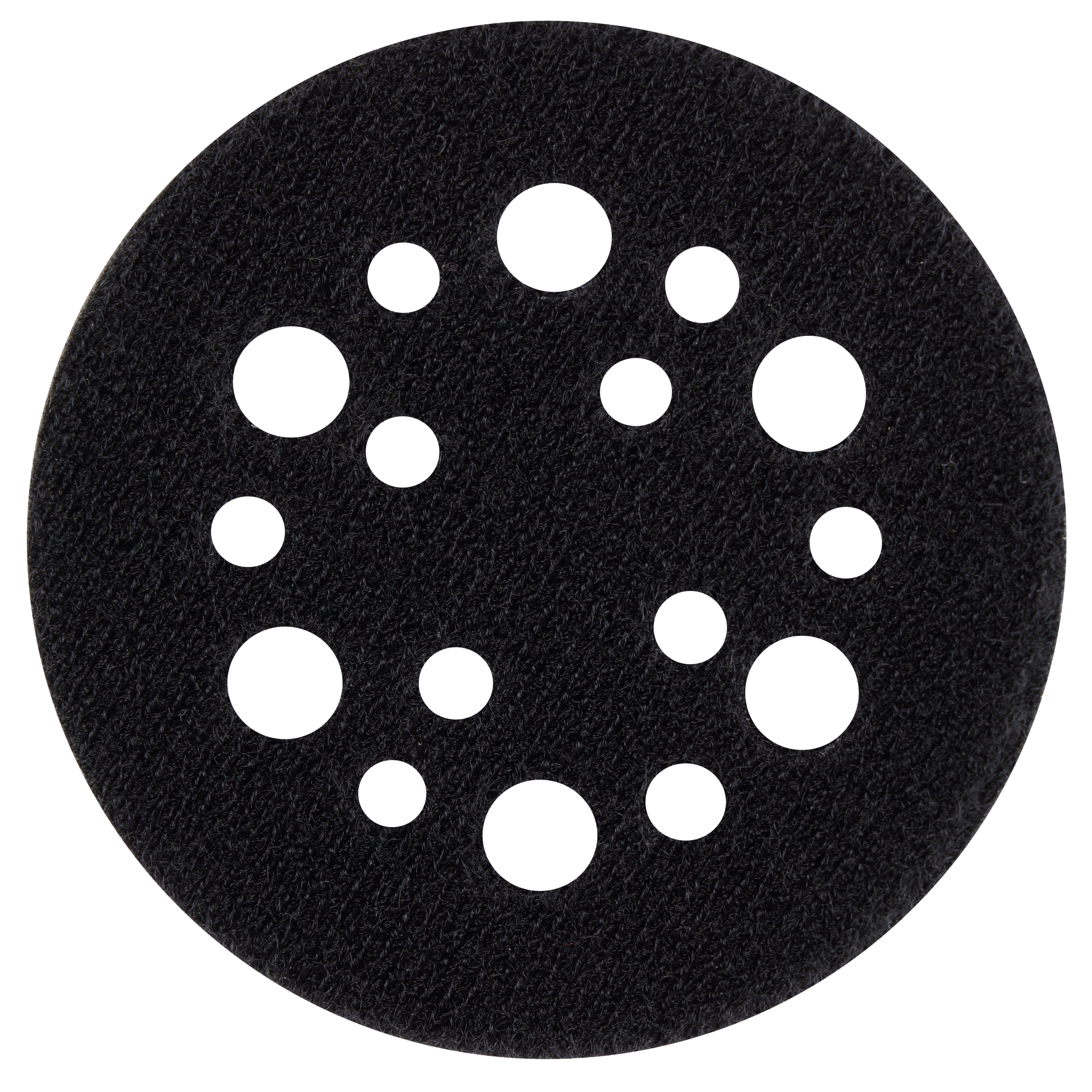 3" Pad Saver, a round black pad with multiple holes of varying sizes arranged in a circular pattern.