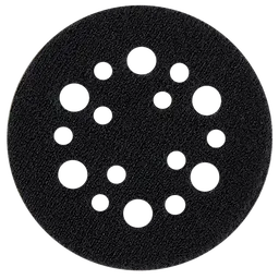 3" Pad Saver, a round black pad with multiple holes of varying sizes arranged in a circular pattern.