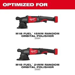 5" Foam Light Cutting / Polishing Pad 2PK, optimized for M18 FUEL 15mm and 21mm random orbital polishers model 2684 and 2685.