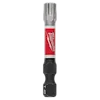 Image of a SHOCKWAVE™ 2" Impact TORX® T40 Power Bit (2 PK). The bit is black with a hexagonal base and has a red and white Milwaukee logo on the shaft.