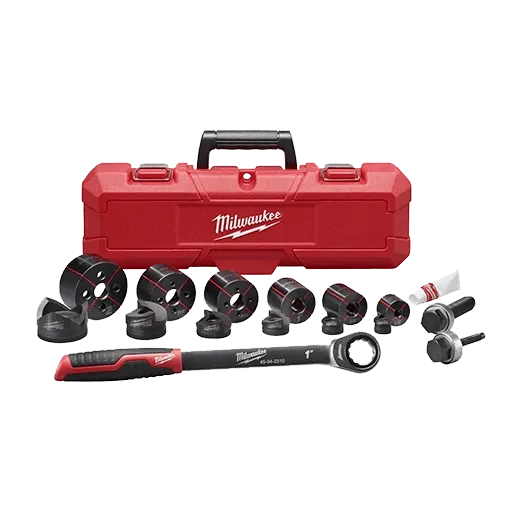 Milwaukee® EXACT™ 1/2" to 2" Hand Ratchet Knockout Set