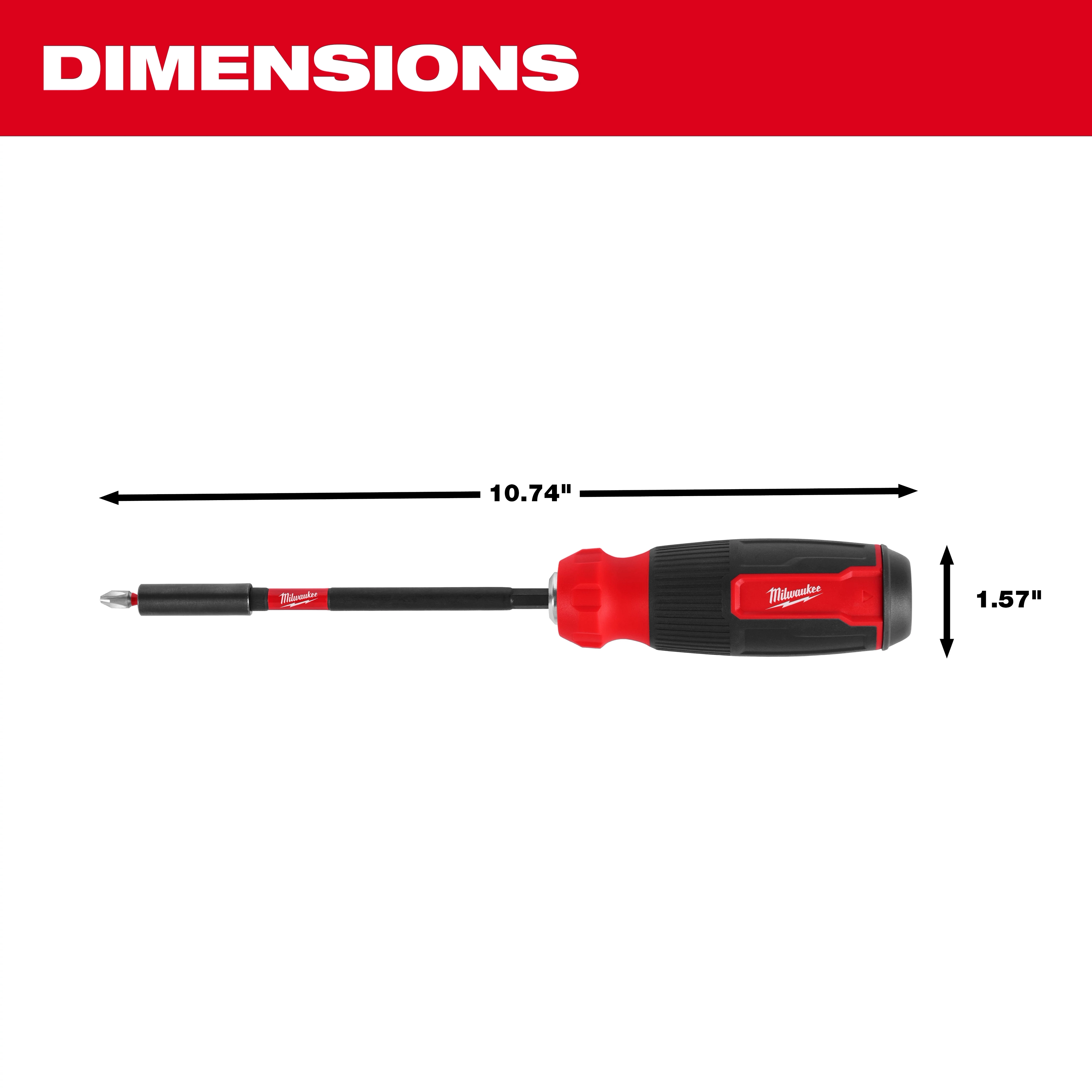14-in-1 Multi-Bit Screwdriver W/ SHOCKWAVE Impact Duty™ Bits