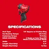 M12 FUEL™ 1/4" Subcompact Impact Wrench w/ Friction Ring, view 20