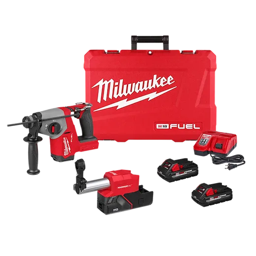 M18 FUEL™ 5/8" SDS Plus Rotary Hammer w/ Dust Extractor Kit