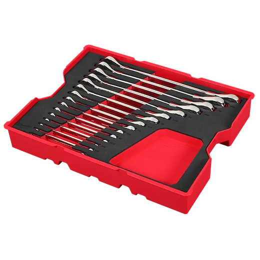15pc. SAE Ratcheting Combination Wrench Set with Tray for PACKOUT™ Drawers