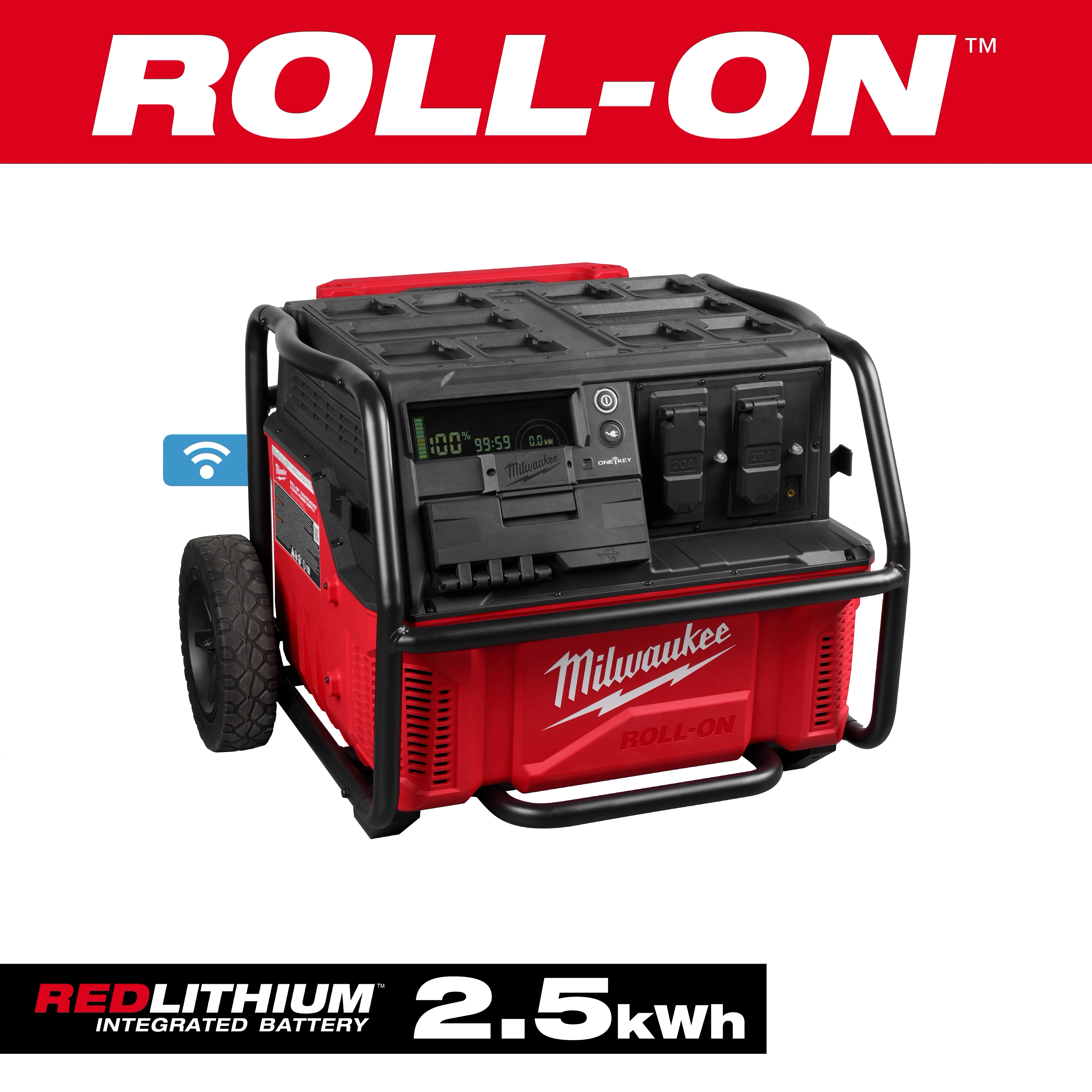 ROLL-ON 7200W/3600W 2.5KWH