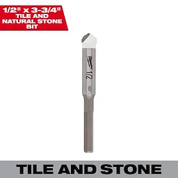 1/2 in. Carbide Tipped Drill Bit for Drilling Natural Stone, Granite, Slate, Ceramic and Glass Tiles Primary Image