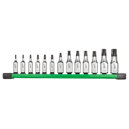 13pc 1/4” and 3/8” Drive Tamper Proof TORX® Bit Socket Set