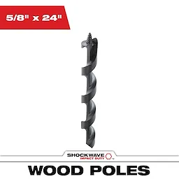 5/8 in. x 24 in. Shockwave Lineman's Impact Auger Bit