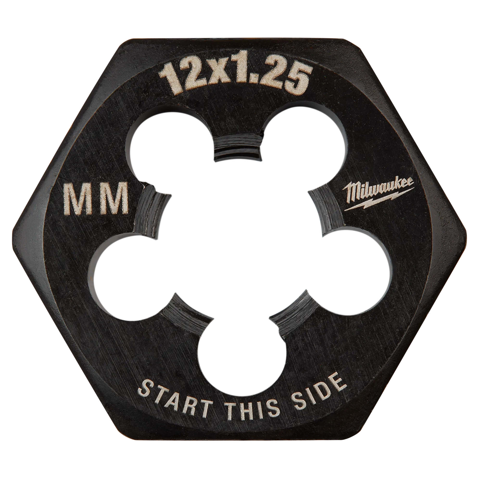 Irwin M12 X 1.25 Hex Die Right Hand Carbon Steel Rethread Irwin Metric Die M12 X 1.25 - 1 Hex Die For Rethreading (9742) Made In USA Metric Thread Die - Foto 3