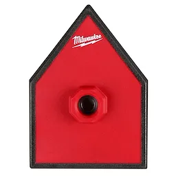 Milwaukee 49-36-2531 Primary Image shows a red house-shaped tool with a central hex nut attachment point and black border.