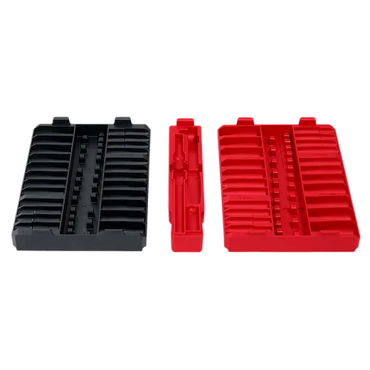 98pc 3/8" Drive 6-Point & 12-Point Metric & SAE Ratchet and Socket Trays