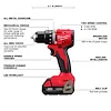 M18™ Compact Brushless 1/2" Drill/Driver Kit, view 12