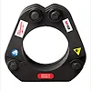 3” IPS XL Ring designed for the M18 FORCE LOGIC Long Throw Press Tool. Circular black metal ring with bolts and labels.