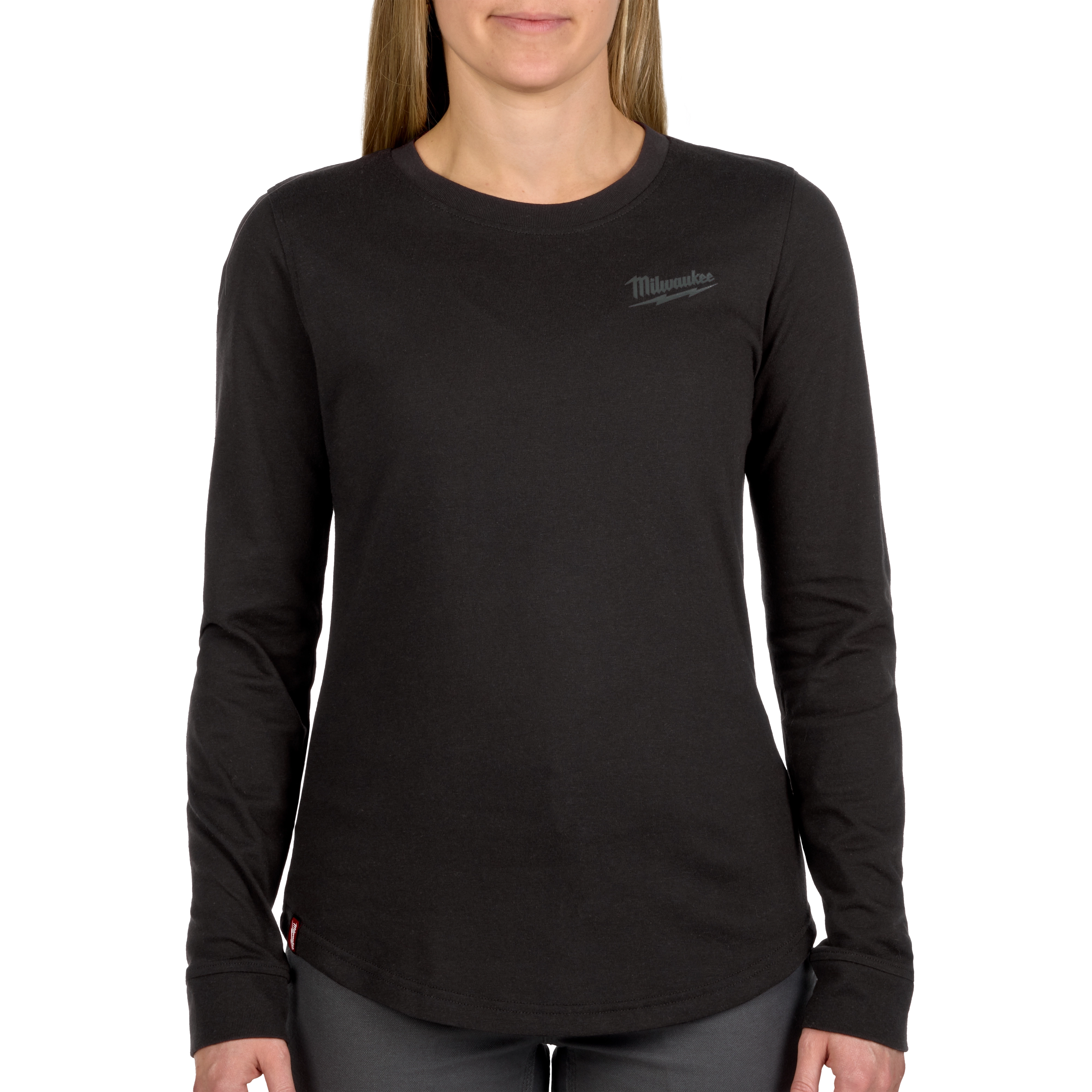 Women's FREEFLEX™ Hybrid Tee - Long Sleeve Black 2X