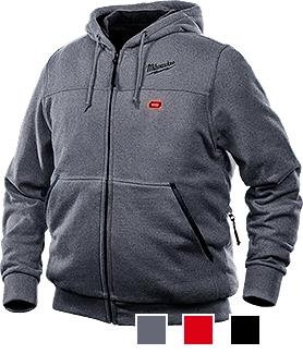 301, 301G, 301G-21, 301G-21S, 301G-21M, 301G-21L, 301G-21XL, 301G-212X, 301G-213X, 301G-20, 301G-20S, 301G-20M, 301G-20L, 301G-20XL, 301G-202X, 301G-203X - M12 Heated Hoodie, Gray