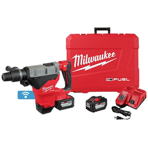 M18 FUEL 1-3/4” SDS Max Rotary Hammer w/ ONE KEY Kit w/ (2) 12.0 Batteries - 3