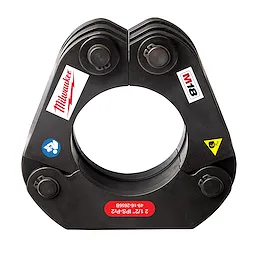 2 1/2" IPS XL Ring for M18 Force Logic Long Throw Press Tool, featuring a triangular shape with various labels and symbols.