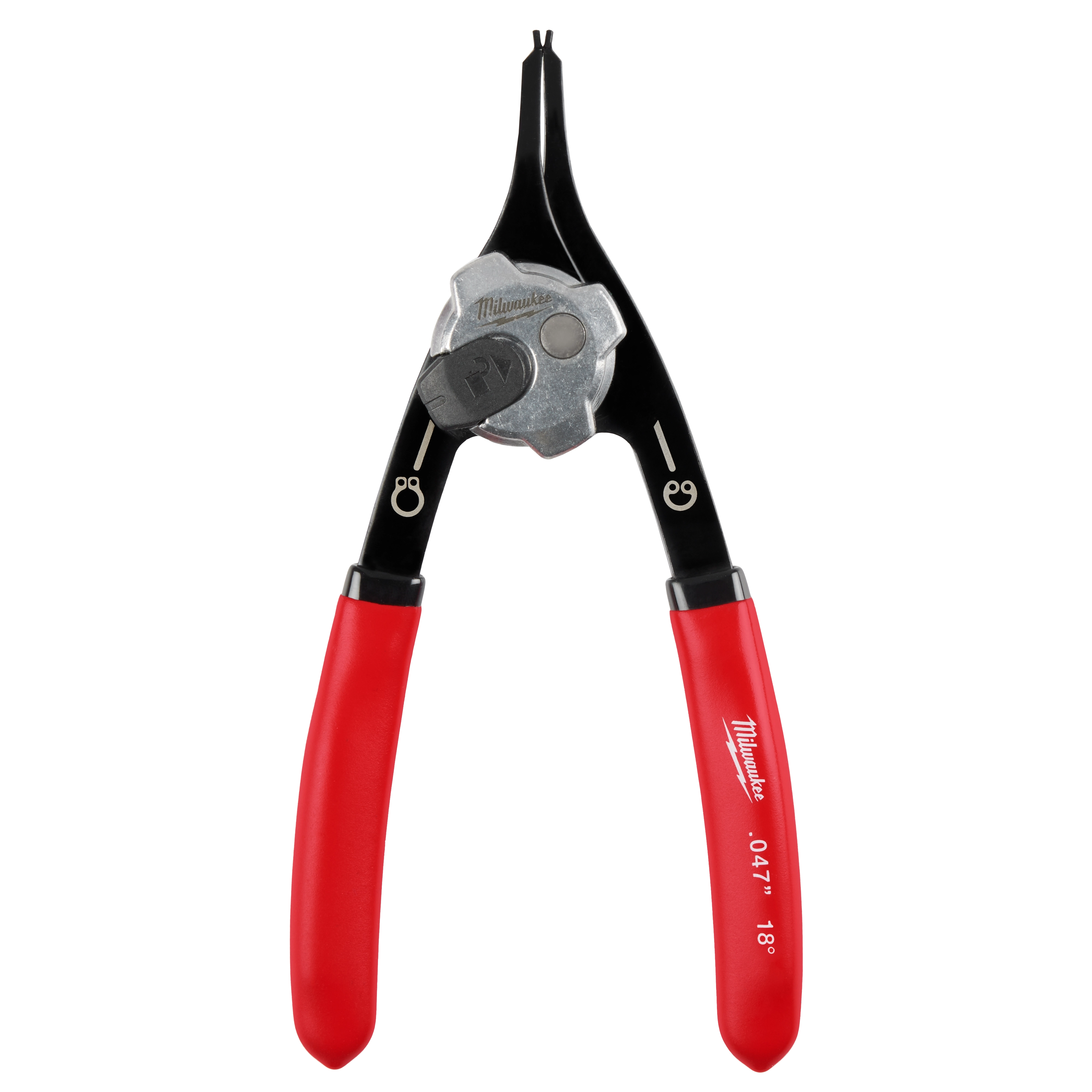 .047" Convertible Snap Ring Pliers - 18°