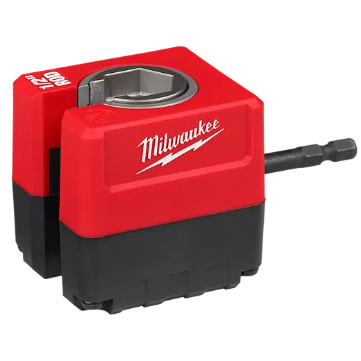 Compact SHOCKWAVE Impact Duty 1/2" Threaded Rod Nut Runner with hex drive and open slot housing.