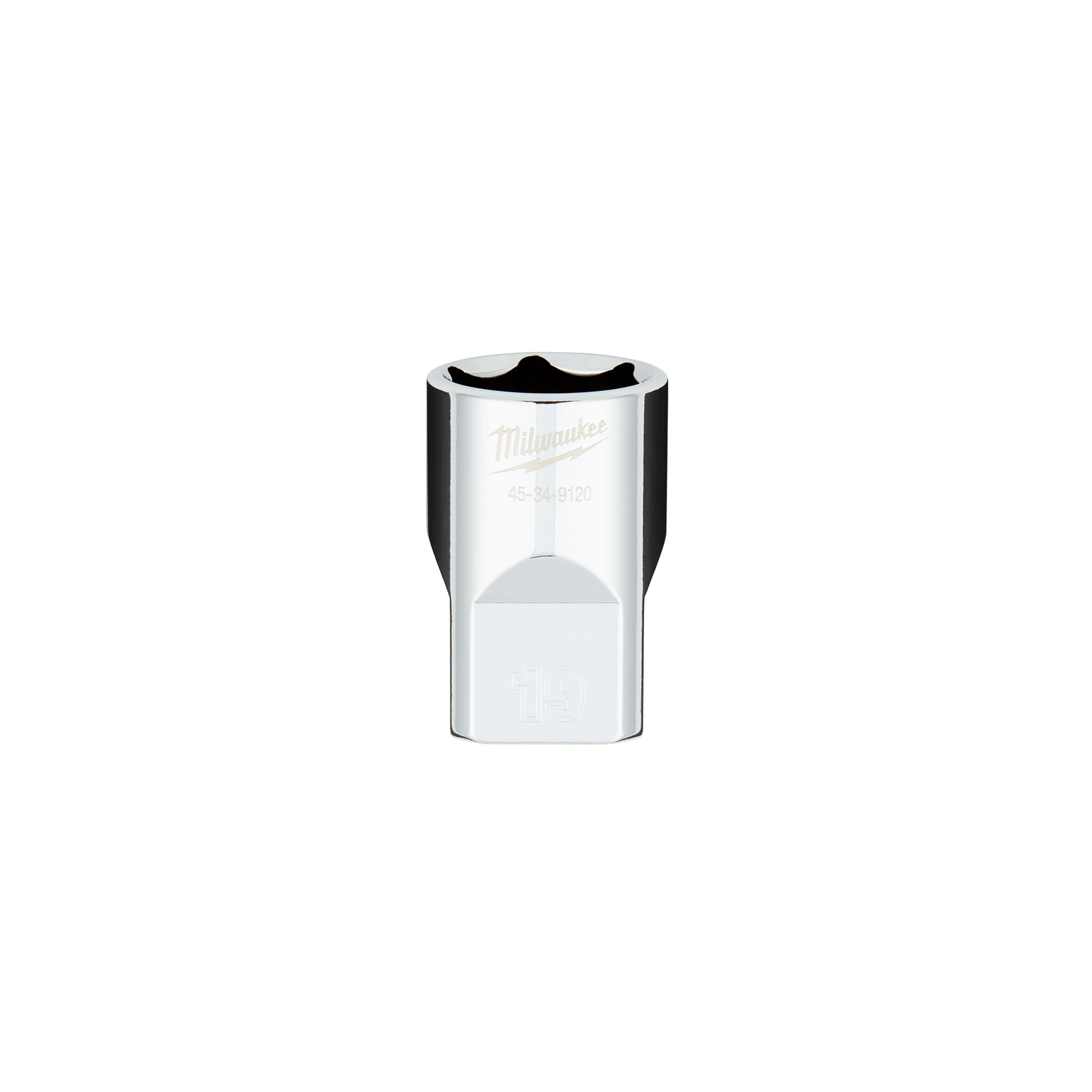 1/2" Drive 19MM Metric 6-Point Socket with FOUR FLAT™ Sides
