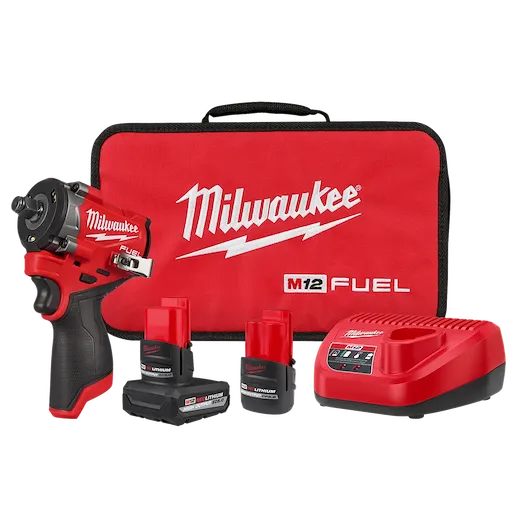 M12 FUEL™ Stubby 1/2" Impact Wrench Kit