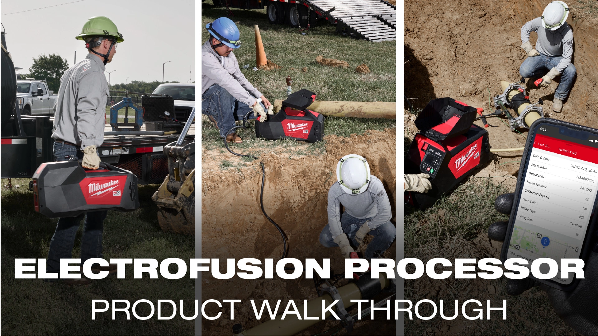 Milwaukee® MX FUEL™ Electrofusion Processor_Walkthrough