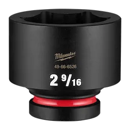 SHOCKWAVE Impact Duty 1" Drive 2-9/16" Standard 6 Point Socket standing upright with size markings visible.