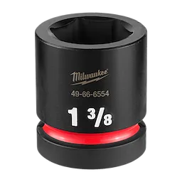 SHOCKWAVE Impact Duty 1" Drive 1-3/8" Standard Impact Socket, with the size 1-3/8" and model number 49-66-6554.