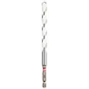 The image shows a 3/8" x 4" x 6" SHOCKWAVE Impact Duty Carbide Multi-Material Drill Bit with a silver and red design.