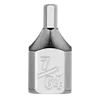 1/4" Drive 7/64" Low-Profile Hex Bit Socket made of polished metal. The size marking "7/64" is engraved on the side. It has a hexagonal bit on top and a low-profile design.