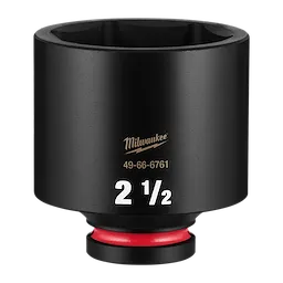 SHOCKWAVE Impact Duty 3/4" Drive 2-1/2" Deep 6 Point Socket standing upright on a plain background.