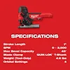 M18 FUEL™ Barrel Grip Jig Saw (Tool Only), view 21