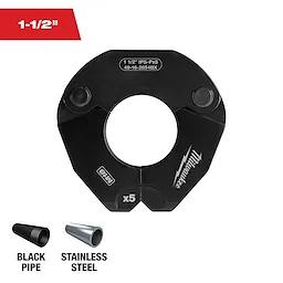 1-1/2" IPS-P Pivoting Press Ring for M18 FORCE LOGIC Press Tools, black with markings. Suitable for black pipe and stainless steel.