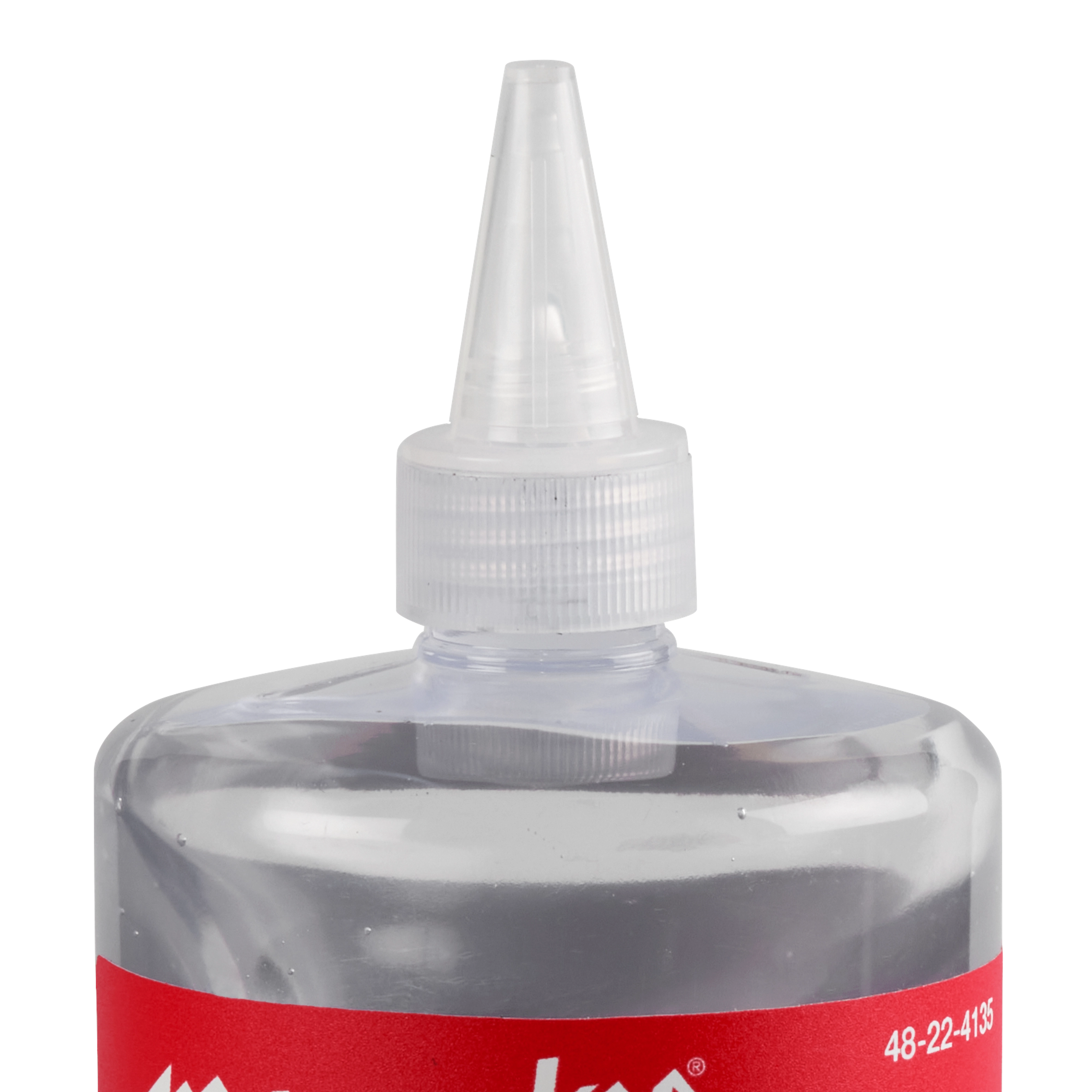 Wire & Cable Pulling Clear Gel Lubricant in a transparent plastic squeeze bottle with a red label and pointed nozzle.