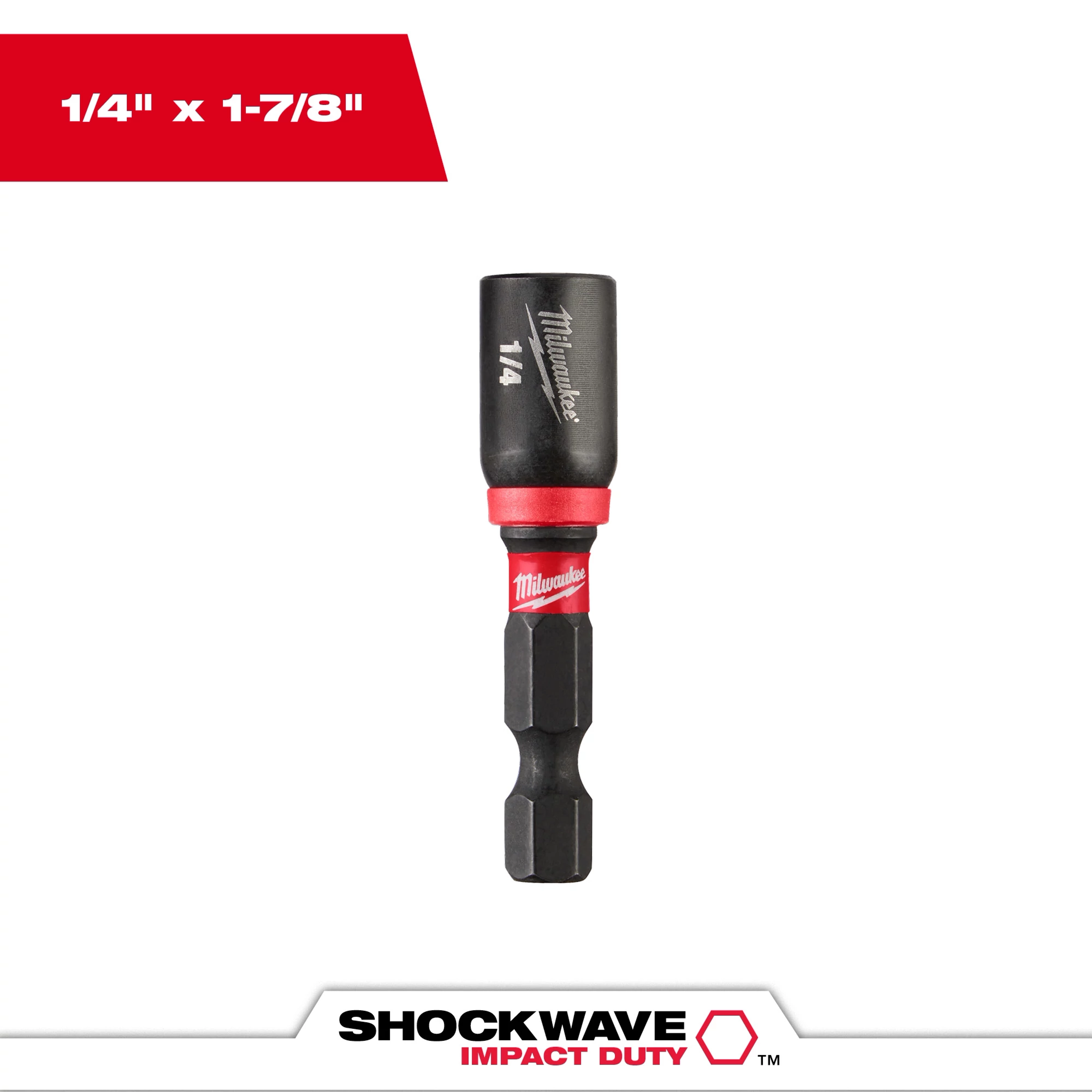 SHOCKWAVE Impact Duty™ 1/4” x 1-7/8” Magnetic Nut Driver