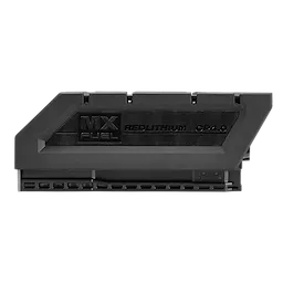 The MX FUEL™ REDLITHIUM™ CP4.0 Battery Pack is a black, rectangular battery with vented sides and the product name embossed on the side. It features a rugged design suitable for various industrial applications.