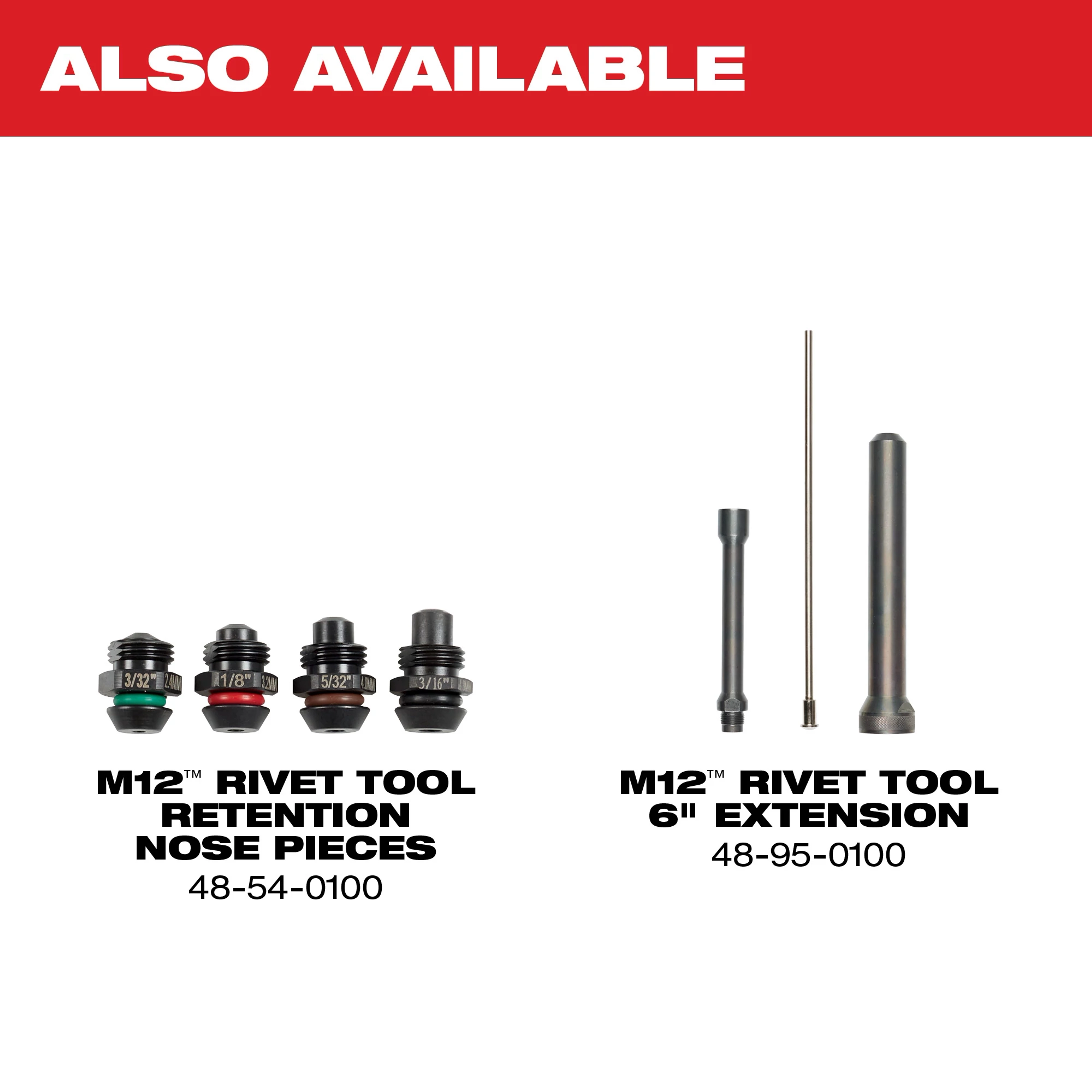 M12™ Rivet Tool Also Available